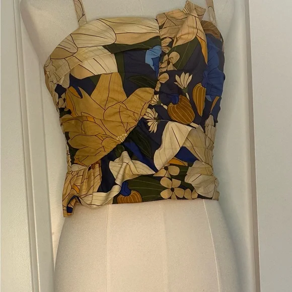 Sezane Farm Rio Abelino Top NWT US Size 8 - Picture 4 of 4